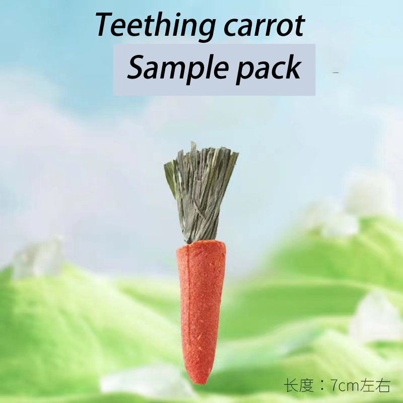 Hamster Carrot Teething Stick - canrusupet