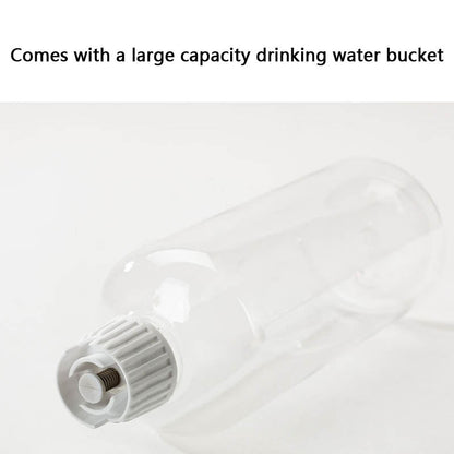 Double Bowl Style Dog Bowl Water Fountain Integrated Type canrusupet