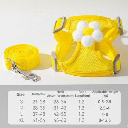 Cartoon Style Vest Style Dog Chain For Dogs Cats canrusupet