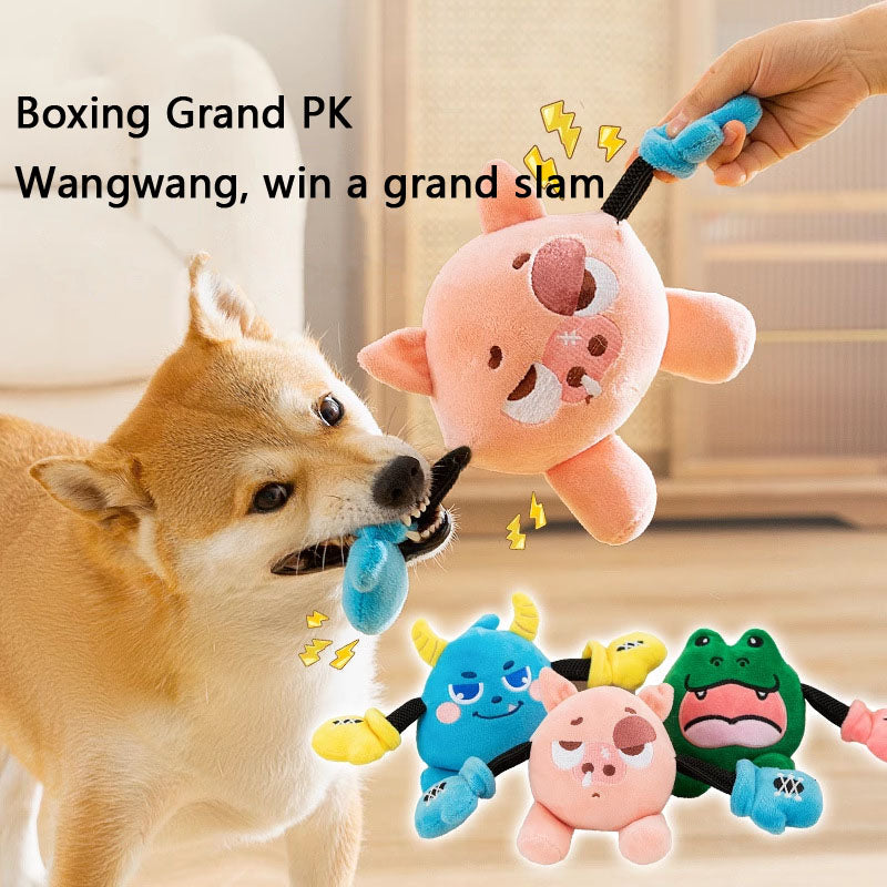 Chew-Proof Squeaky Pig Dog Toys For Small Dogs - Tug Play canrusupet