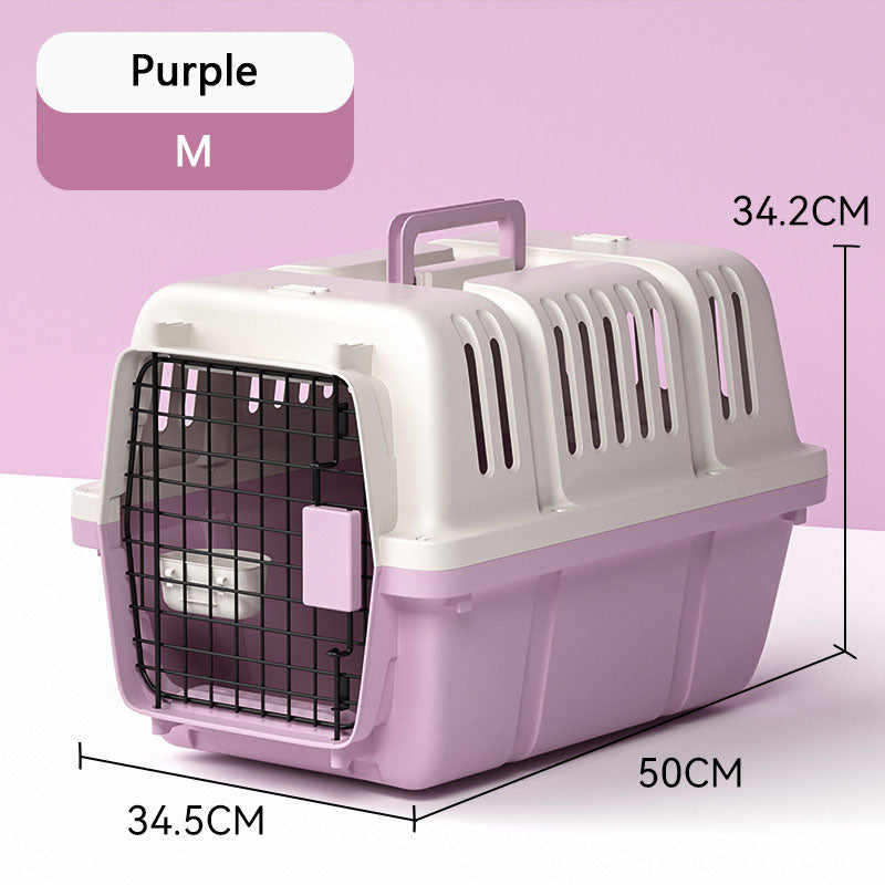 Outdoors Pet Carrier For Cats & Dogs - Portable Travel Crate canrusupet