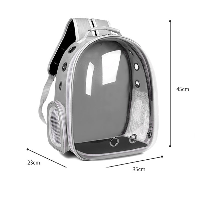 Portable Space Capsule Transparent Cat Pet Travel Bag - canrusupet