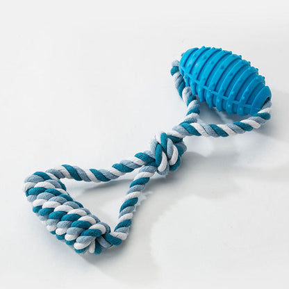 Teeth Grinding Knot Style Ball Style Dog Toys canrusupet