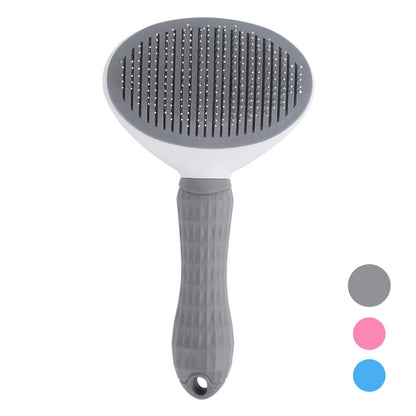 Pet Dog Brush Cat Comb Self Cleaning Pet Hair Remover Brush For Dogs Cats Grooming Tools Pets Dematting Comb Dogs Accessories - canrusupet