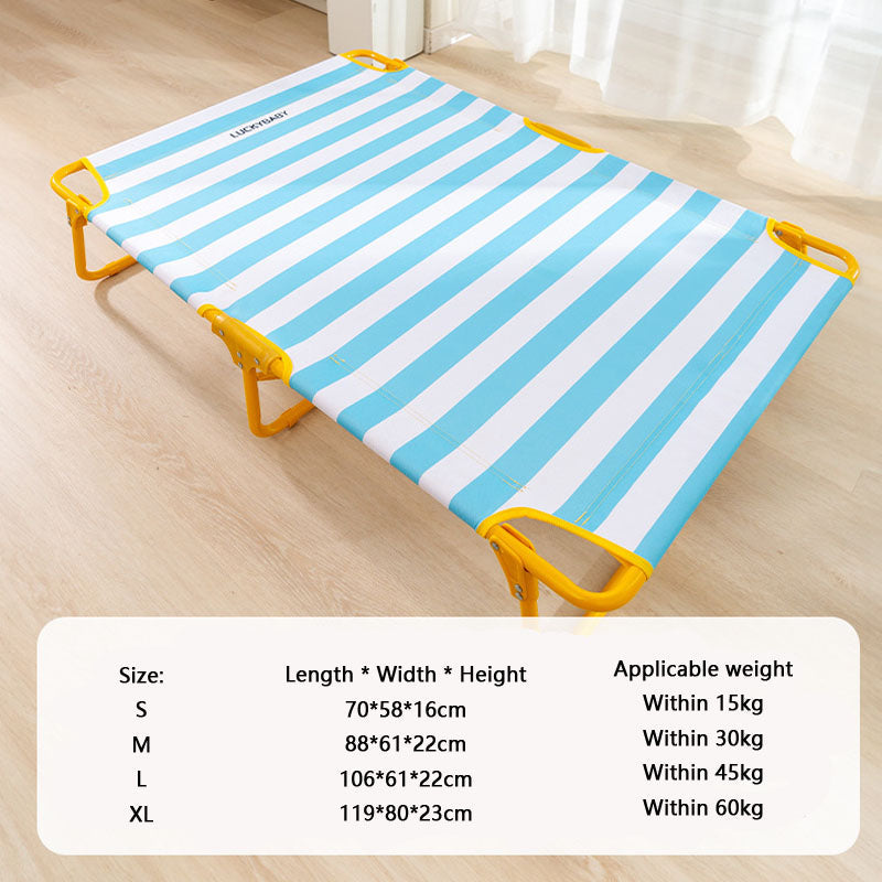 Stripe Marching Bed Style Dog Kennel For Medium To Large Dog canrusupet