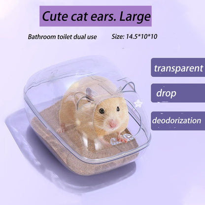 Hamster Splatter Proof Bathroom - canrusupet