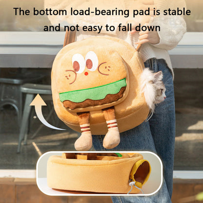 Pet Carrier Bag For Dogs - Cozy Winter Crossbody Backpack canrusupet