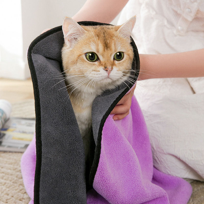 Quick Drying Dog Towel Bath Towel For Dogs Cats canrusupet