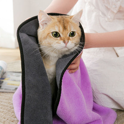 Quick Drying Dog Towel Bath Towel For Dogs Cats canrusupet