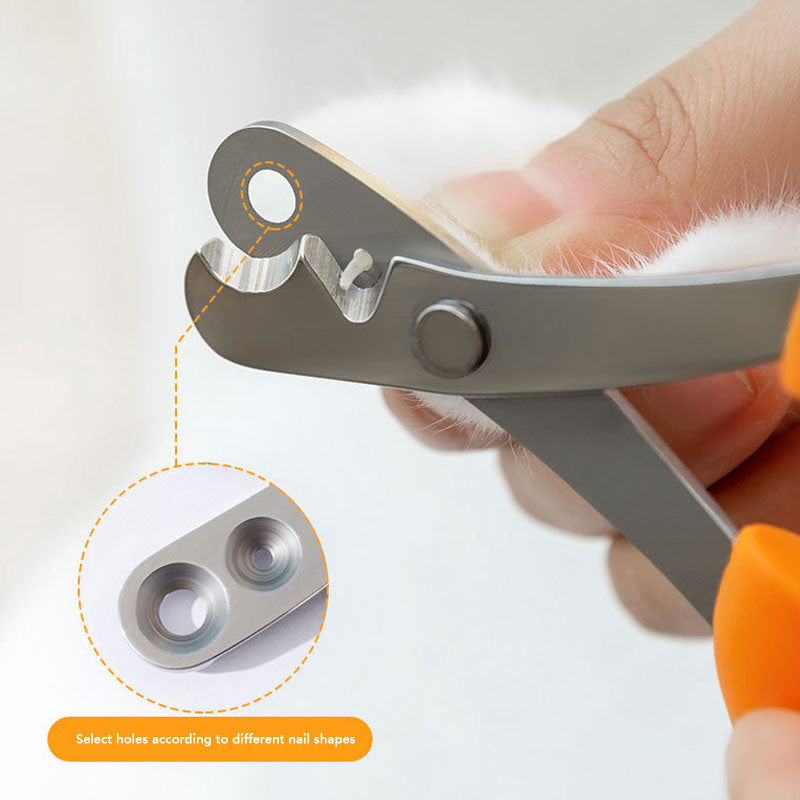 Novice Only Double Hole Nail Clippers For Cats Dogs canrusupet