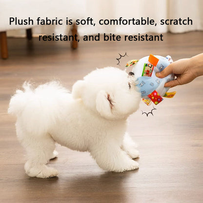 Squeaky Dog Toys - Durable Plush Chew Ball For Large Dogs canrusupet