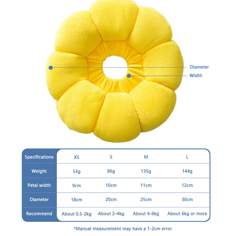 Soft Padded Recovery Cones For Pet  Lick-Proof After Surgery canrusupet