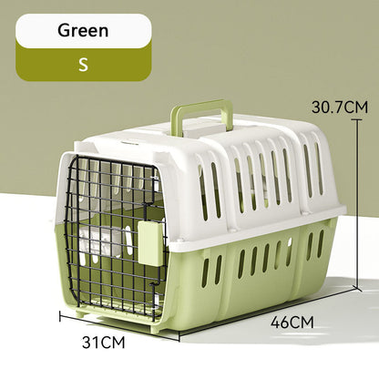 Outdoors Pet Carrier For Cats & Dogs - Portable Travel Crate canrusupet