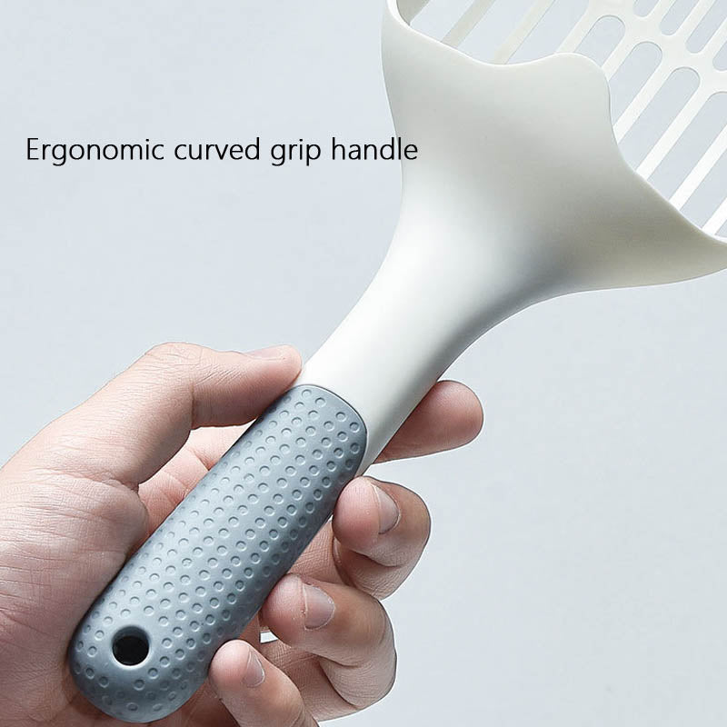 Simple Style White Large Size Cat Litter Scoop canrusupet