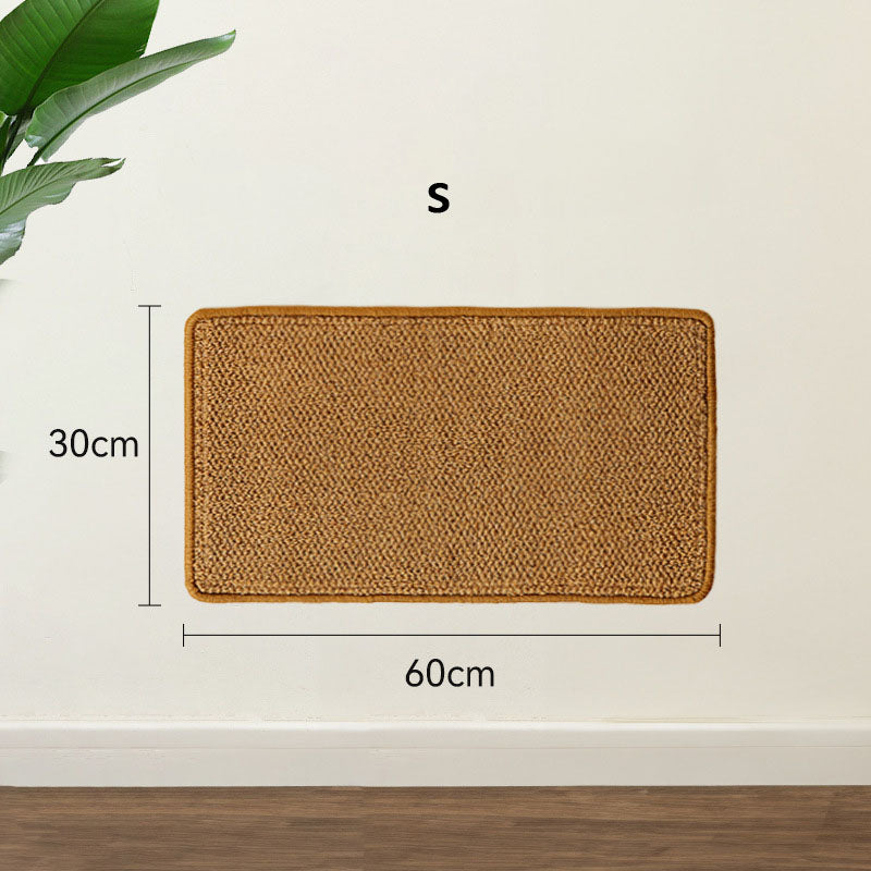 Cat Scratcher Pad - Sisal Mat For Sofa Protection & Cat Bed canrusupet