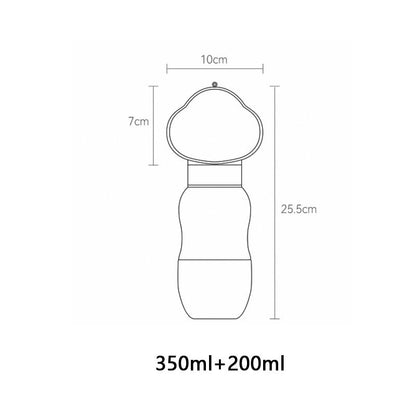 Outdoor Dog Walking Portable Dog Water Bottle canrusupet