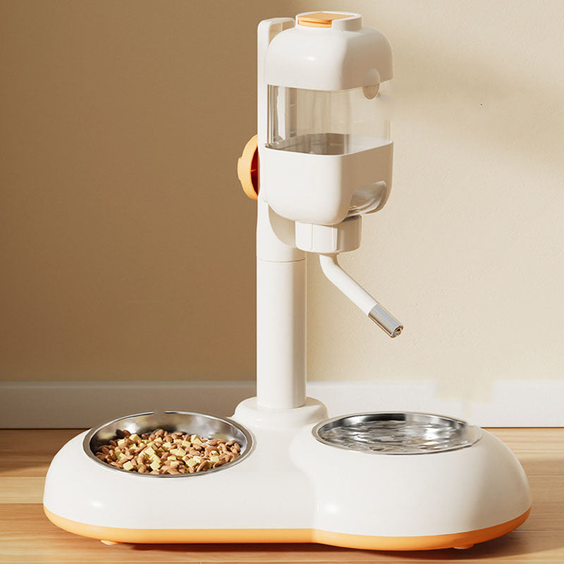 Adjustable Drinking Fountain Cat Bowls For Integrated canrusupet