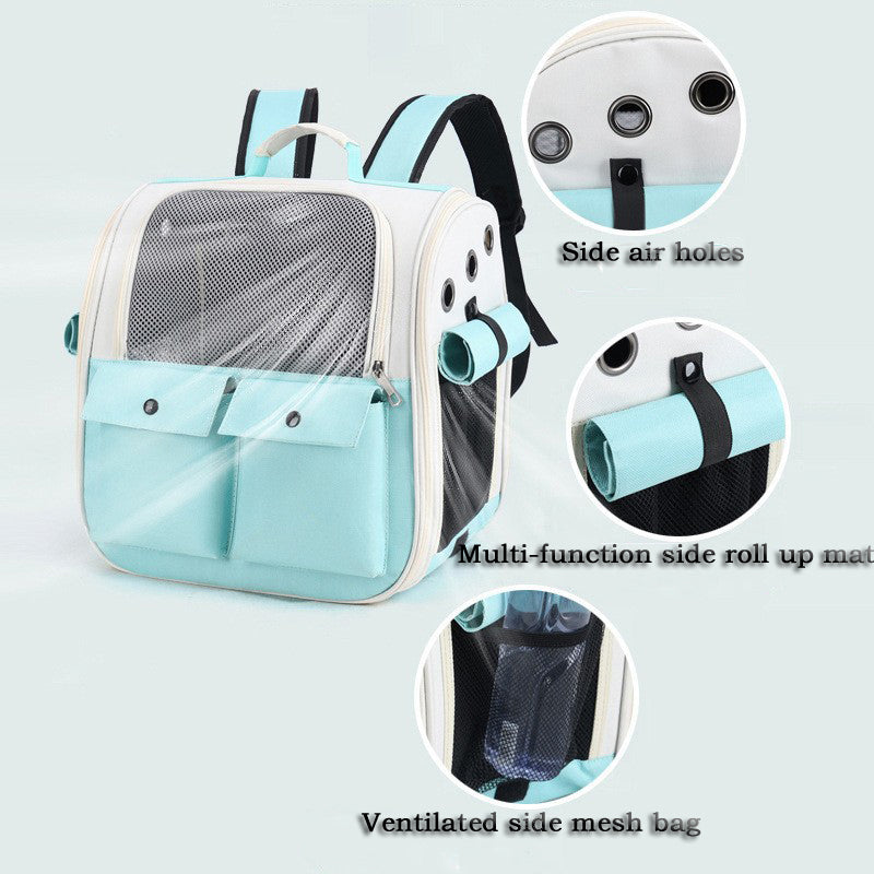 Double Shoulder Pet Self Backpack - canrusupet