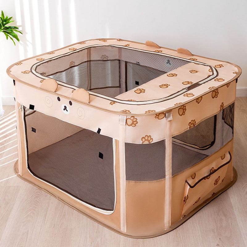 Foldable Style Rectangle Cat Delivery Room Cat House canrusupet