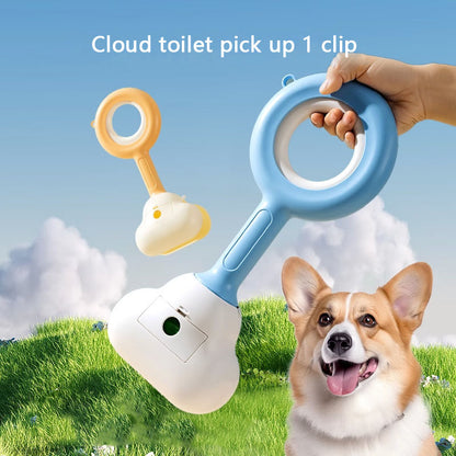 Portable Dog Pooper Scooper Waste Tongs for Walking Outdoor