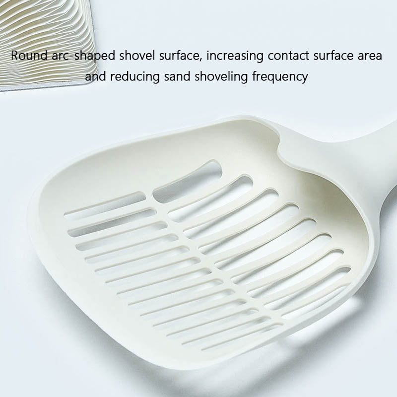 Simple Style White Large Size Cat Litter Scoop canrusupet