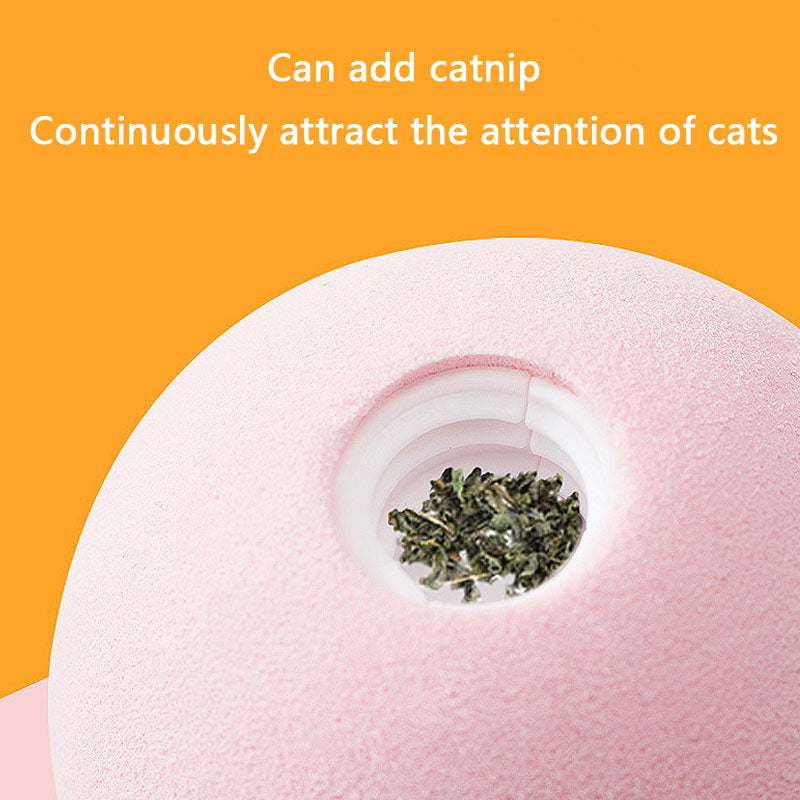 Catnip Toys Squeaky Ball For Cat - Chew-Resistant Kitten Toy canrusupet
