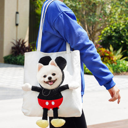 Crossbody With Pet Head Exposed Pet Carrier Bag For Dogs Cats canrusupet