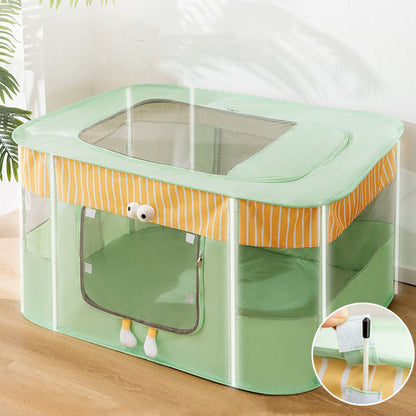 Foldable Style Rectangle Cat Delivery Room Cat House canrusupet