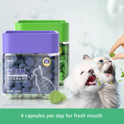 Freshens Breath Freeze Dried Particle For Cats Dogs canrusupet