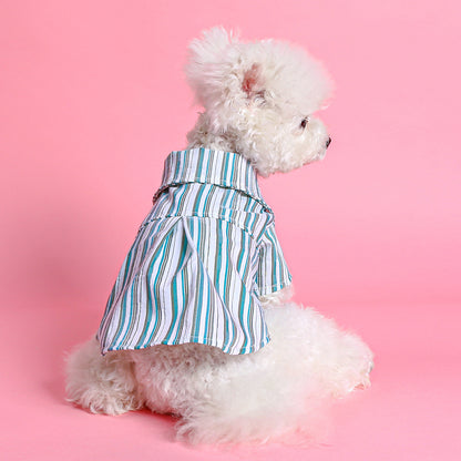 Pet Dog Clothes Colorful Floral Shirt - canrusupet