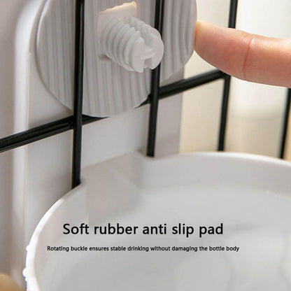 Automatic Hanging Cage Type Dog Bowl And Drinking Fountain canrusupet