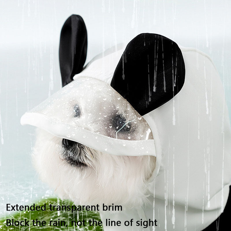 Cute Panda Dog Raincoat - Waterproof For Small/Medium Dogs canrusupet