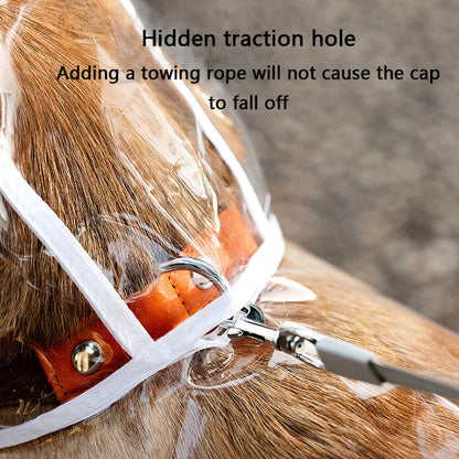 Dog Raincoat Waterproof Clear Cape - Small/Medium Dogs canrusupet