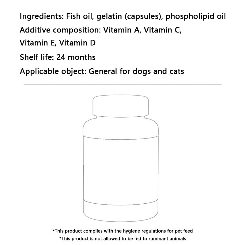 Omega 3 Fish Oil Capsule Special For Cats And Dogs canrusupet