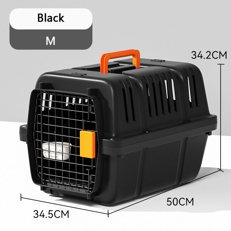 Outdoors Pet Carrier For Cats & Dogs - Portable Travel Crate canrusupet
