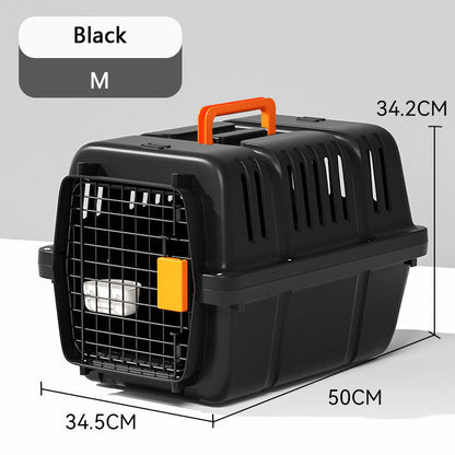 Outdoors Pet Carrier For Cats & Dogs - Portable Travel Crate canrusupet