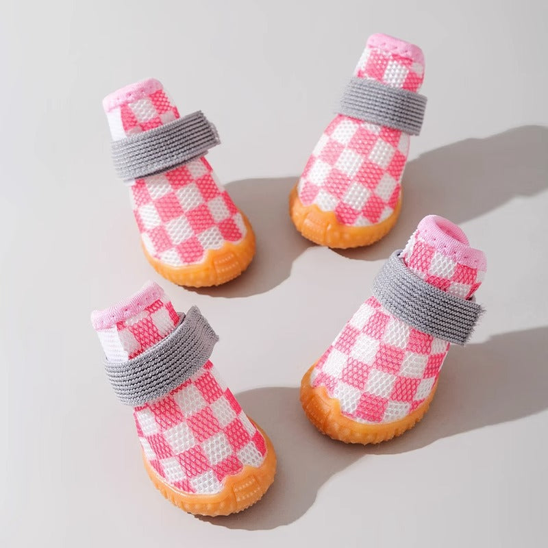 Non-Slip Dog Boots - All-Season Mesh For Small Breeds canrusupet