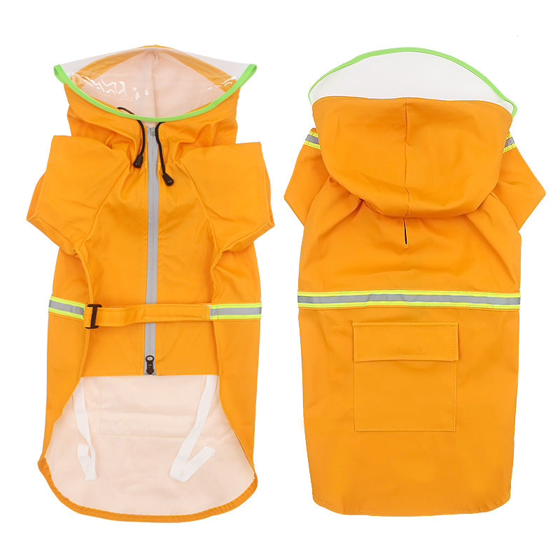 Raincoat With Clear Strap Hat - canrusupet