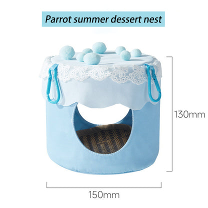 Parrot Cake Bird House Cool and Breathable - canrusupet