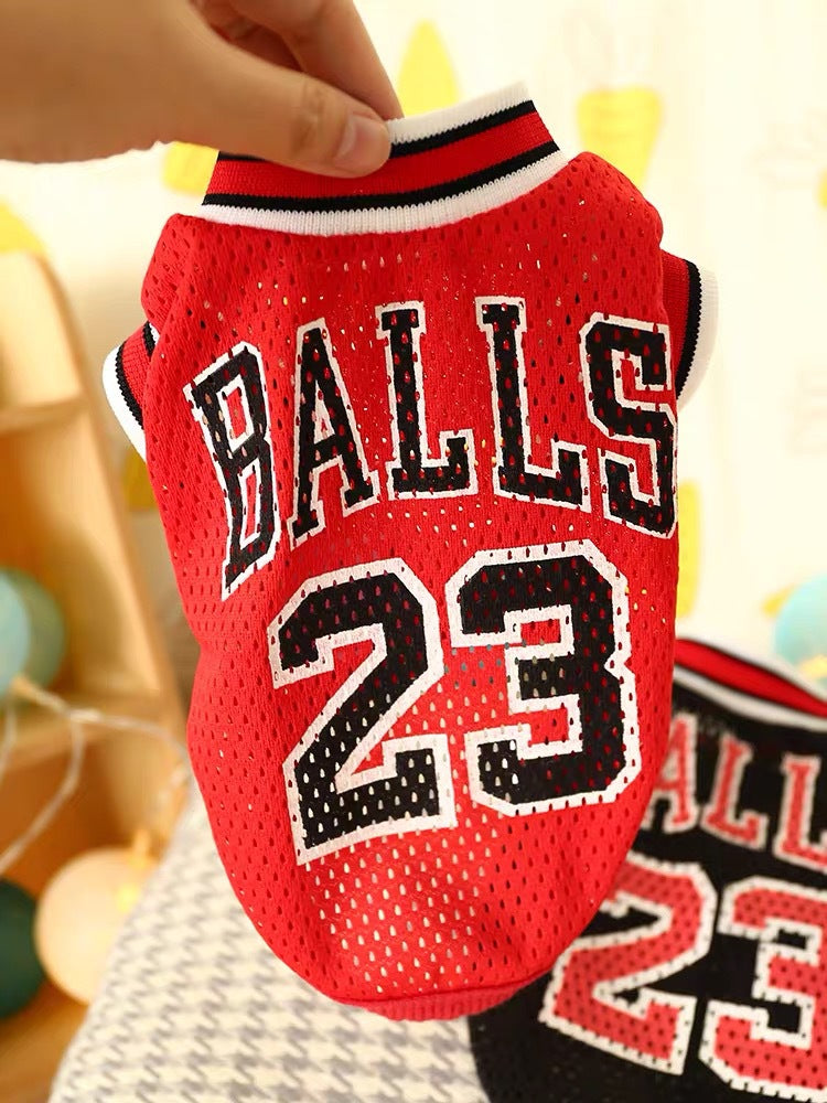 Dog Or Cat Clothes Basketball uniform With number - canrusupet