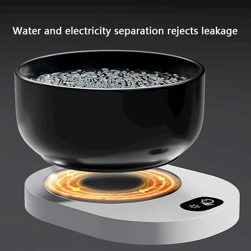 Heated Ceramic Dog Bowl - Adjustable Temp Control Pet Bowl canrusupet