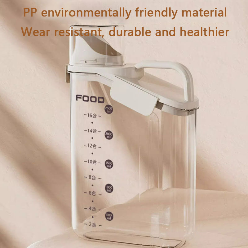 Moisture-proof Sealing Dog Food Container With Scale canrusupet