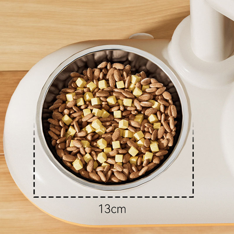 Adjustable Drinking Fountain Cat Bowls For Integrated canrusupet