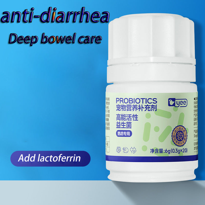 Psittacine probiotics for diarrhea