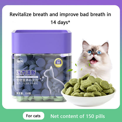 Freshens Breath Freeze Dried Particle For Cats Dogs canrusupet