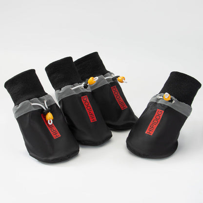Dog Boots For Large Dogs: Breathable All-Season 4-Pack canrusupet