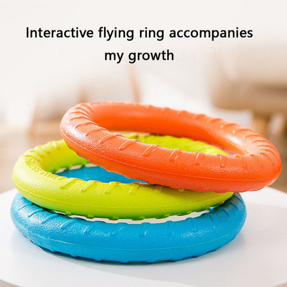 Bouncy Tug Ring Frisbee Dog Toys - Durable Chew-Proof canrusupet