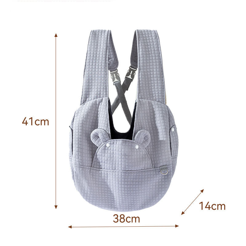 Pet Carrier Bag For Dogs & Cats - Crossbody Backpack canrusupet