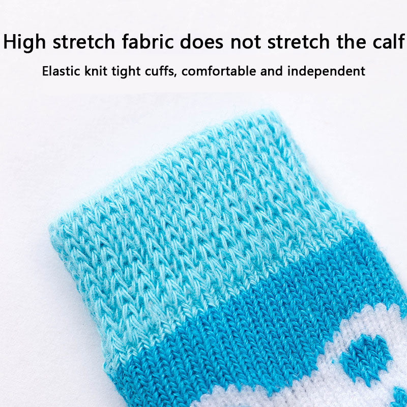 Non-Slip Knit Sock Boots For Dogs - Small/Medium Breeds Dogs canrusupet