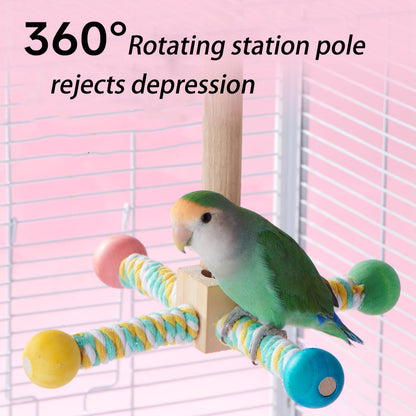 Parrot Toy Wind Stand Resistant To Biting